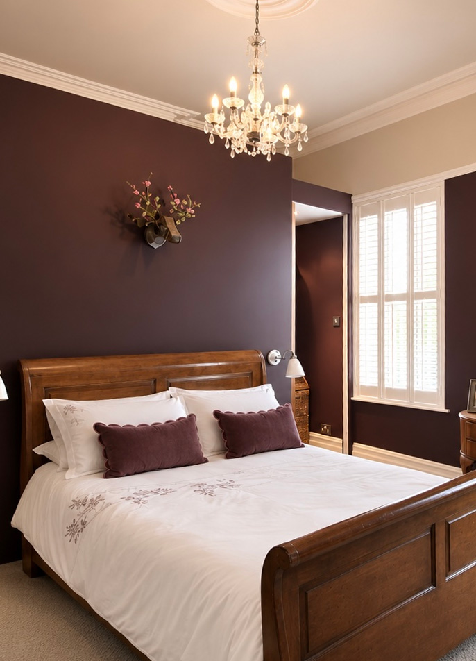 Hidden walk in wardrobe, Vicctorian bedroom , Stockport